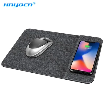 

Qi 10W Mouse Pad Wireless Charger For Iphone X Iphone 8 Samsung S9 S8 Note 8 Fast Charge QC 2.0 QC 3.0 Charger Pad For LG G5