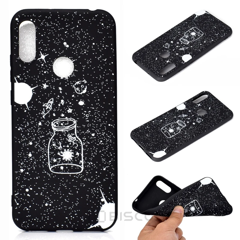 

For Huawei Y6 2019 Silicone Case Painting Phone Case for Huawei Y7 2019 Prime Y6 Pro Y72019 MRD-LX1F DUB-LX1 LX3 Soft Rubber