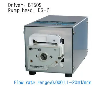 BT50S DG10-2 (10rollers) Pump Head  Micro low Flow  Speed Peristaltic Pump for Water Pumps Fluid