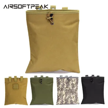 

Molle System AR15 Tactical Molle Dump Magazine Pouch Hunting Cartridges Recovery Bag Drop Pouch Tactical Molle Bag Accessories
