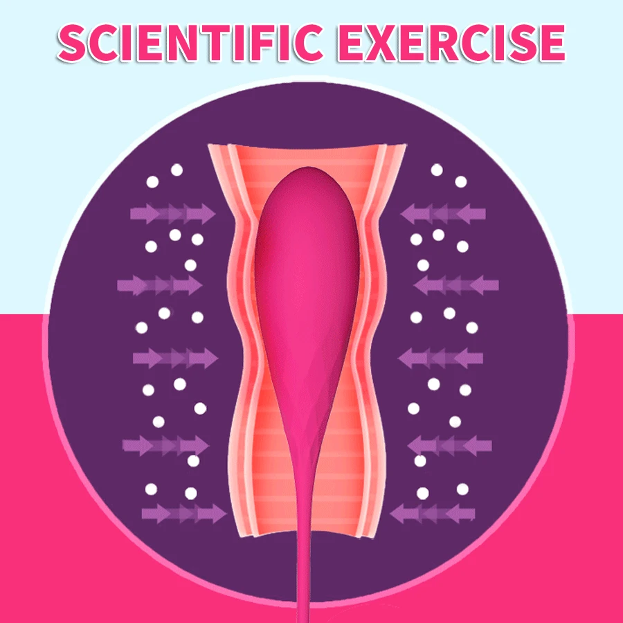 Vaginal Balls Smart Kegel Balls Tighten Exerciser Silicone Vaginal Vibrator Ball Ben Wa Ball Adult Sex Product for women