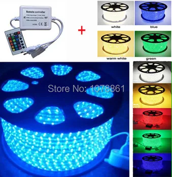 

DHL Free Shipping LED Strip 5050(Size:14mm*9mm*100m) led flexible strip 5050 RGB led strip 220V,110V,120v led ribbon light