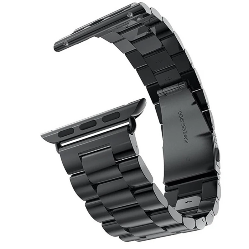 

Nvpone Stainless Steel Metal Smart WatchBand For iwatch Apple Watch 42mm/38mm series 1/2/3 Sport Wrist Band Bracelet Strap Belt