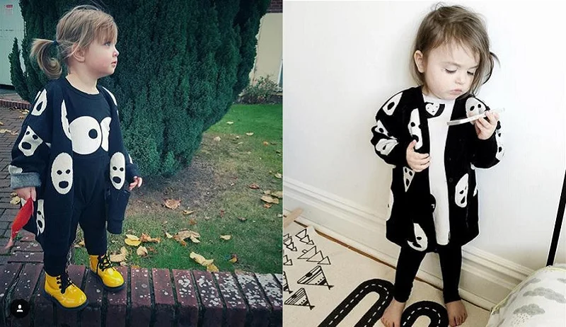 Свитера для мальчиков и девочек от 1 до 6 лет, весна-осень 2018, черно-белый вязаный кардиган, детская верхняя одежда для мальчиков и девочек TS64