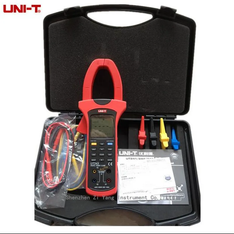 

UNI-T TRUE RMS Harmonic Analysis CLAMP METER MULTIMETER UT243 3 Phase 600V 1000