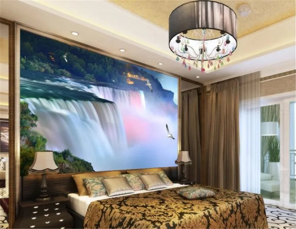 3d обои рекламные красивые Dreamland 3D пейзаж Цифровая печать HD декоративные