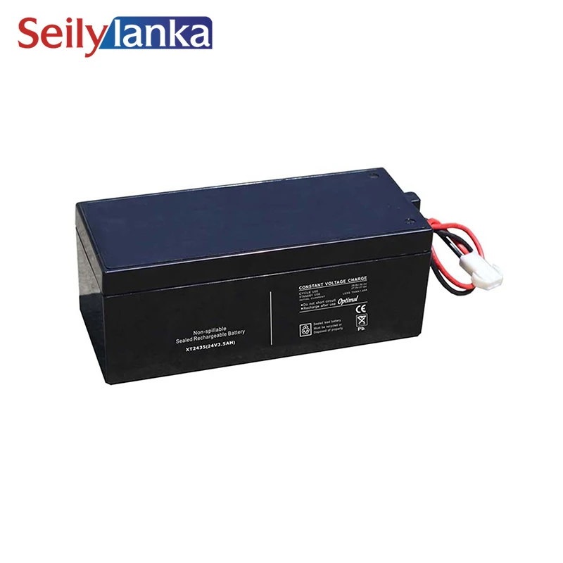 24V 3.5AH Battery Sealed Storage Batteries Lead Acid Rechargeable for Emergency light flash Security guard monitor loudspeaker |