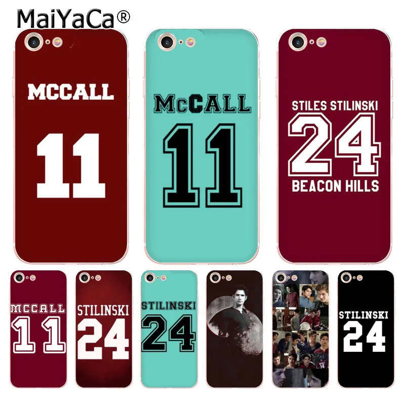 MaiYaCa Teen Wolf Mccall 11 слов прозрачный мягкий tpu чехол для телефона iPhone 8 7 6 6S Plus X 10 5 5S SE 11pro