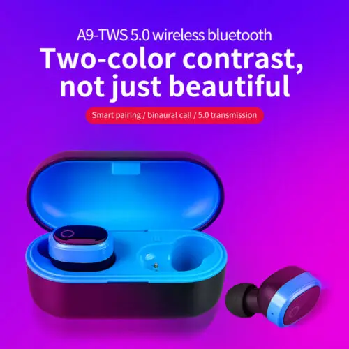Мини Bluetooth 5 0 стерео гарнитура в ухо беспроводные игровые спортивные наушники