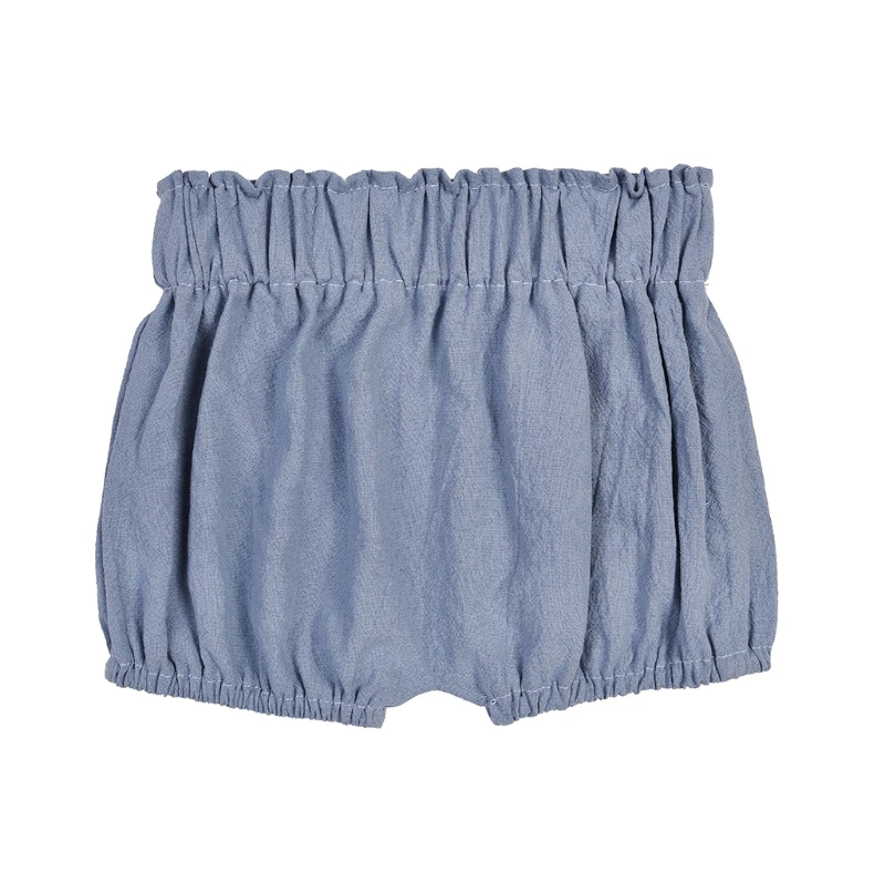 

Baby Boy Girls Cotton Shorts Diaper Cover Baby Ruffle Bloomer Infant Panties Toddler Summer Solid Color Shorts