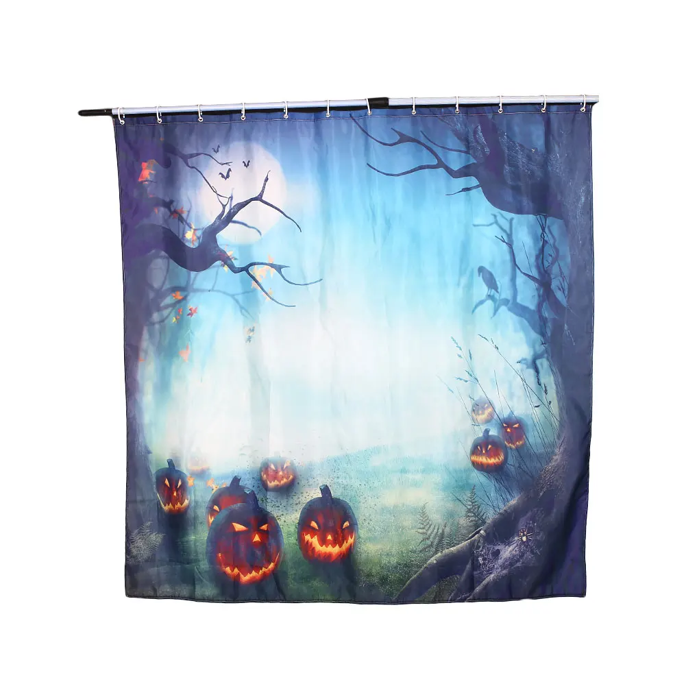 Online Buy Wholesale halloween shower curtain from China 