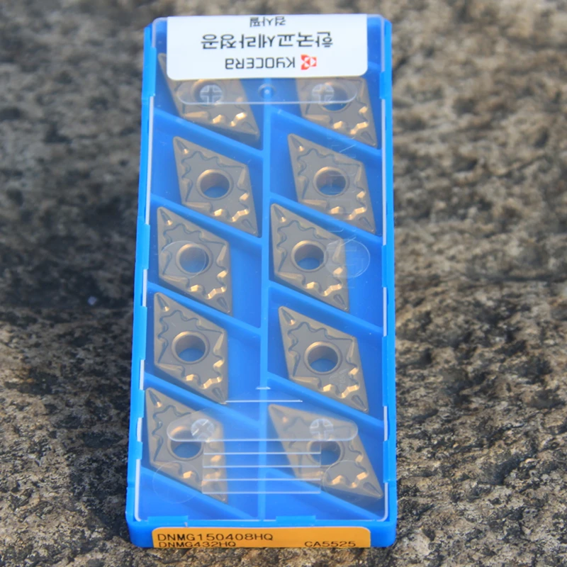 

10pcs DNMG150604 HQ CA5525 Kyocera carbide inserts turning tool for cnc lathe cutter high quality machining tools