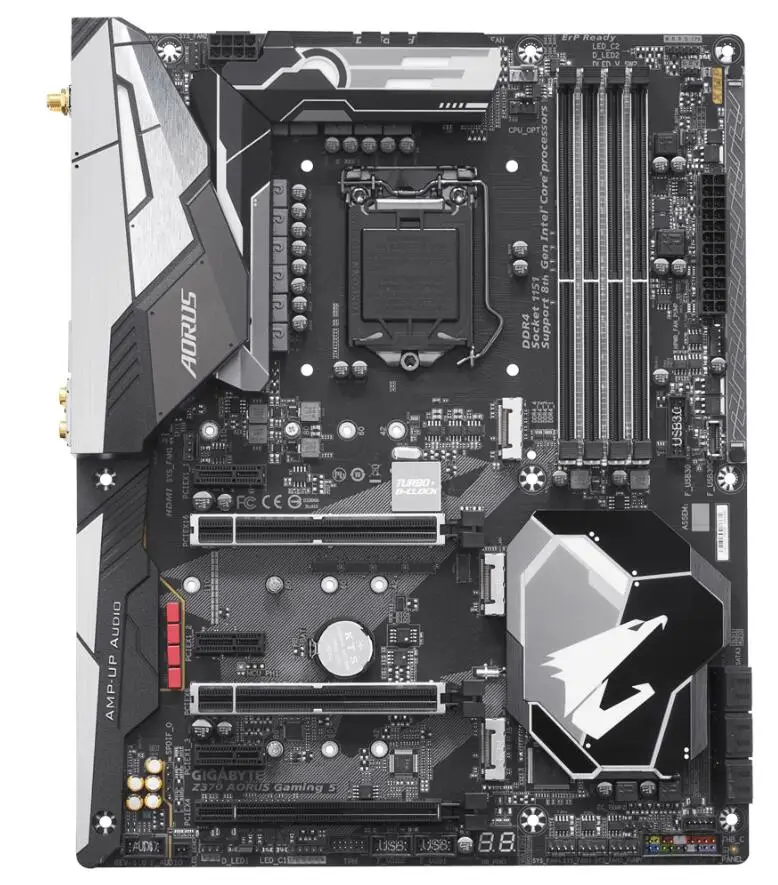 Новая материнская плата для Gigabyte Z370 AORUS Gaming 5 LGA1151 DDR4 8100 SATA3 USB3.0 поддержка i3 8500 i5 8700