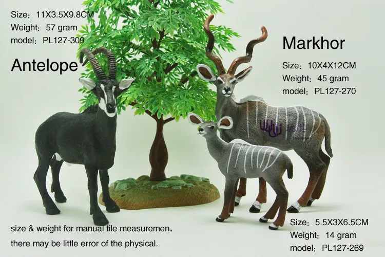 Горячие игрушки: Okapi (Okapia johnstoni the okapi) семейный набор имитационных моделей