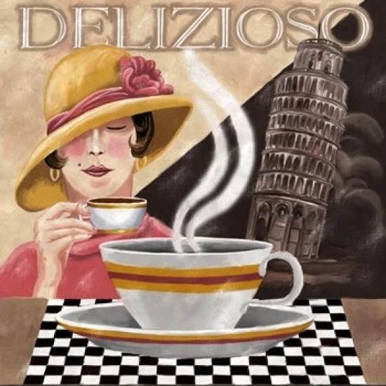 Cappuccino Poster Print by Tom Wood (22 x 27)