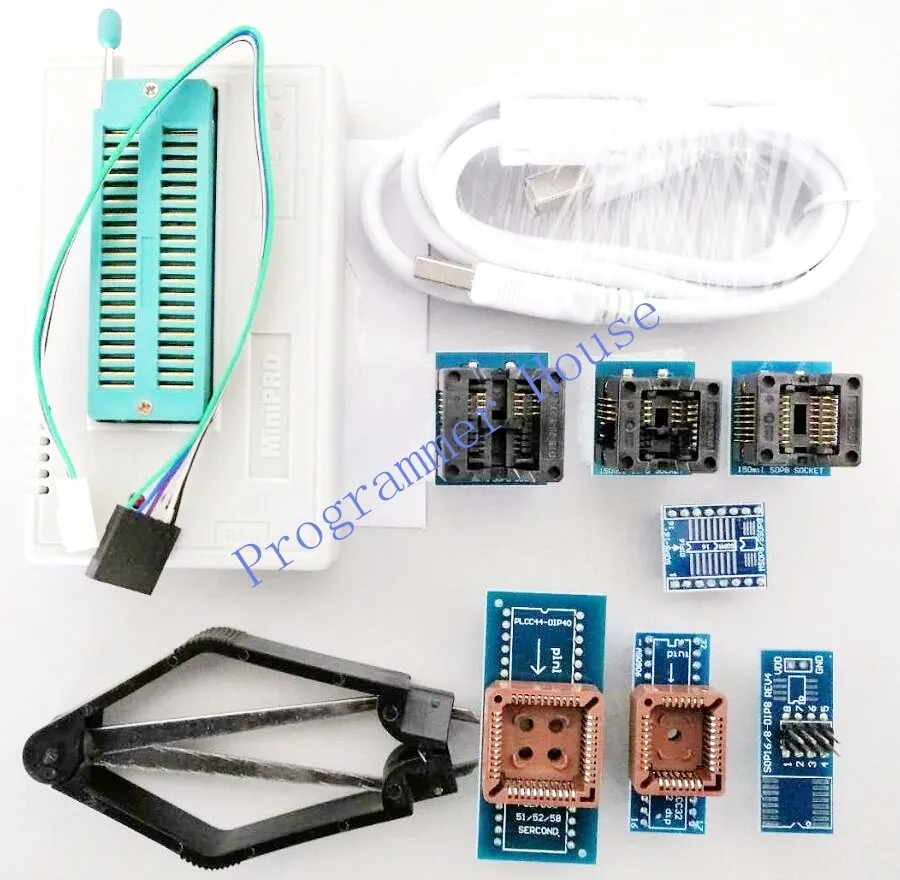 Программатор Bios V10.37 TL866II Plus TL866A TL866CS универсальный USB программатор Nand flash 24 93 25 ICSP