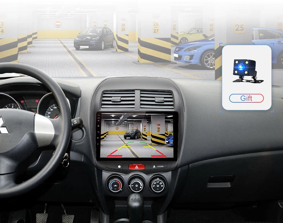 Flash Deal AWESAFE 2 din Android 8.1 Car Radio Multimedia video player gps navigation For Mitsubishi ASX 2010-2018 gps headunit 4g wifi ips 10