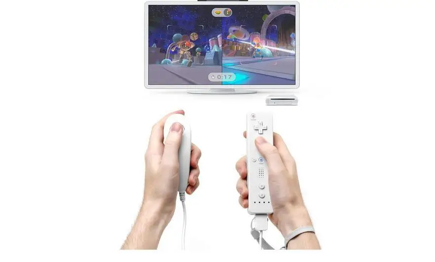 Игровые аксессуары для контроллеров Nunchuck для nintendo wii/wii U,(2 упаковки) Замена для wii/wii U видеоигры