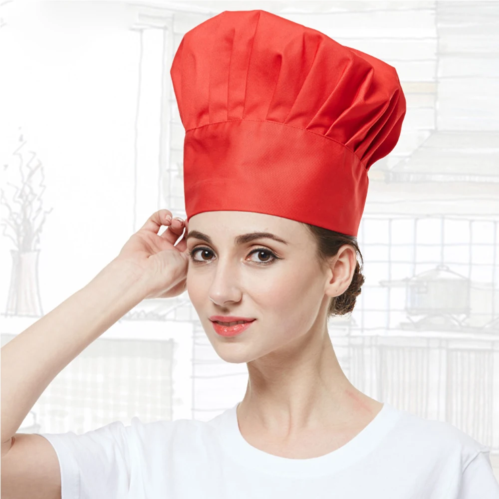 Оптовая продажа новый головной убор унисекс со складками шеф повара брюки пальто