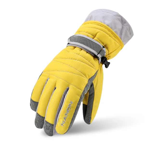 US $13.01 Nandn Snowboard Waterproof Gloves Men Women Children Warm Skiing Gloves Snowmobile Motorcycle Ridin