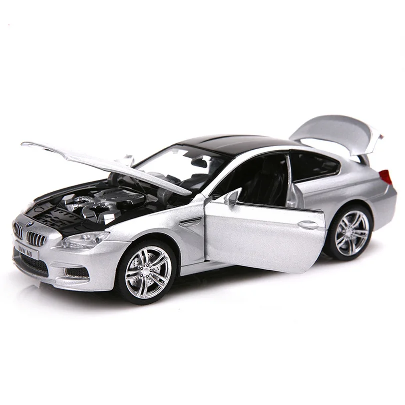 Высококачественная 1:24 M6 Coupe Игрушечная модель автомобиля из сплава детские