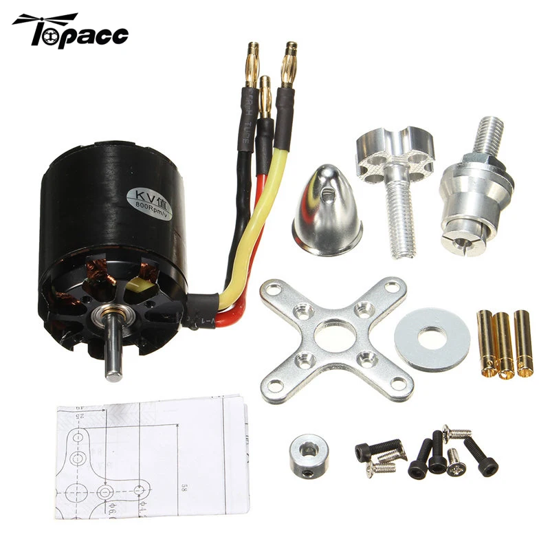 

2018 New Arrival 1955W C4260 800KV Brushless Motor For RC Multicopter Racing Frame Propeller RC Models Spare Part