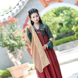 Платье hanfu женское, китайский костюм чонсам