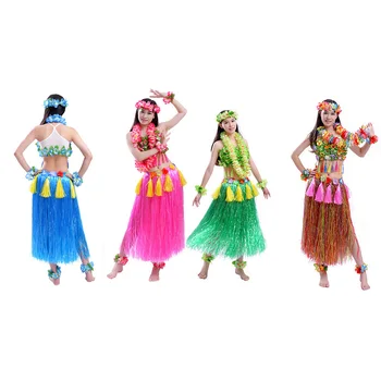 

Fun Hawaiian Party Decorations Supplies Dress Adult Grass Beach Dance Activity Skirt