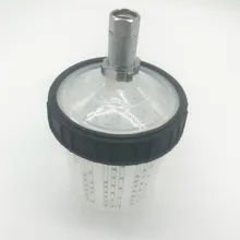 DEWABISS 600 мл распылитель краски пистолет горшок для всего пистолета не мыть можно изменить чашку с фильтром чистая Аэрограф безвоздушная чашка горшок