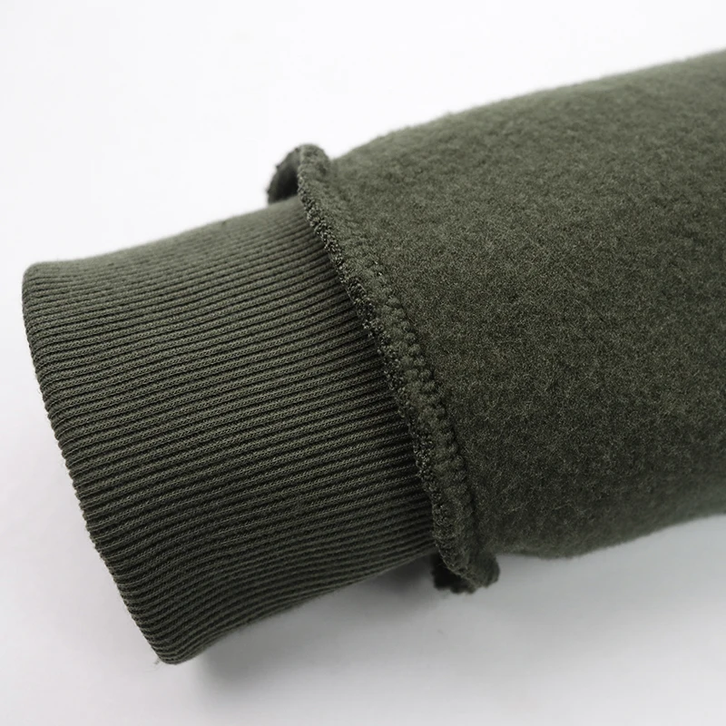  USA SIZE Fashion Color Hoodies Men's Thick Clothes Winter Sweatshirts Men Hip Hop Streetwear Solid 