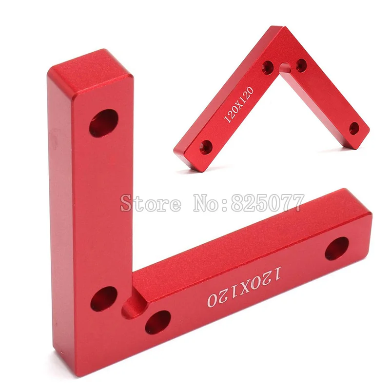 

2PCS L Squre Clamping Squares Size 120mm x 120mm 90 Degree Try Square Angle Ruler Woodworking Clamp KF809