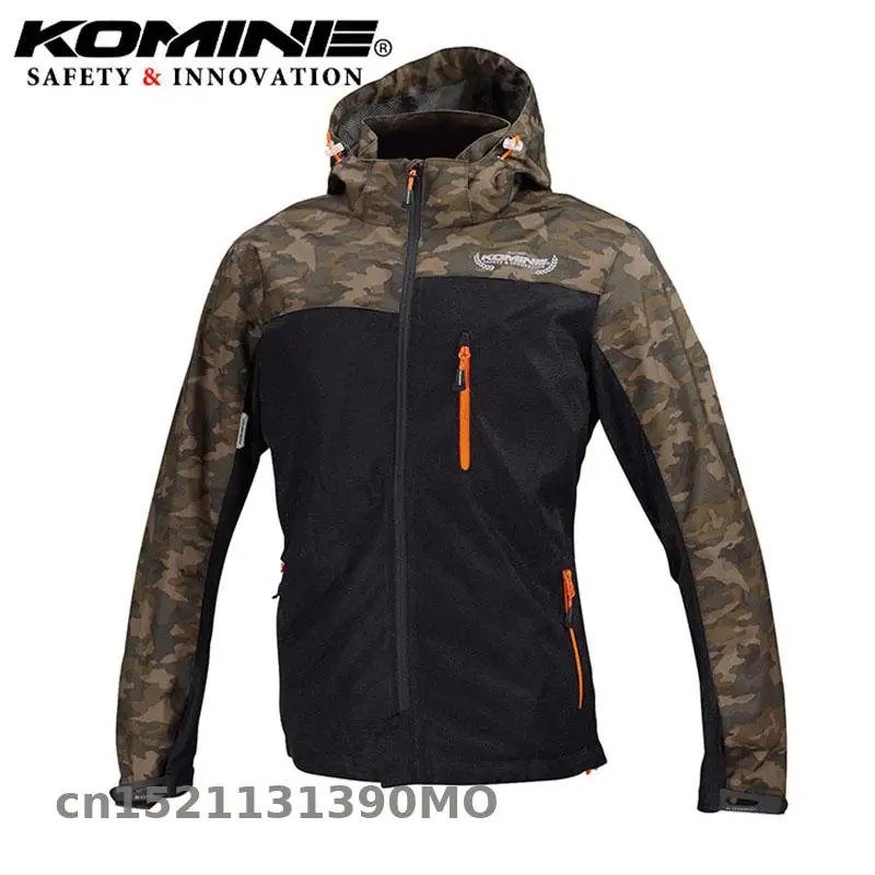

Men Summer Motorcycle KOMINE Jacket Men Breathable Anti-fall Moto Jacket Riding Racing Protective Jacket