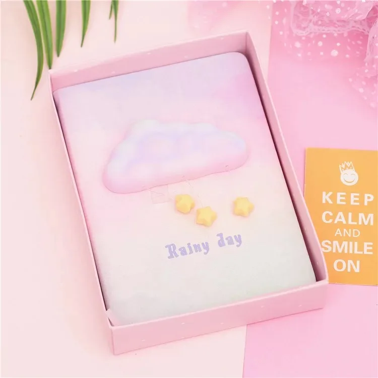 1 Набор Подарочный ученический блокнот Kawaii Pink Dream cloud/Sunny day journey секретный