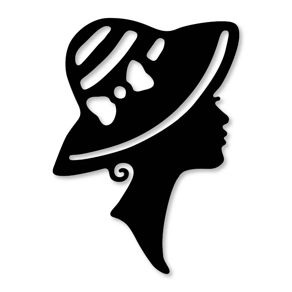 

Ufurty Fashion Lady Head Metal Cutting Dies New 2019 Stencil for DIY Scrapbooking album Decorative Embossing Hand-on Paper Cards