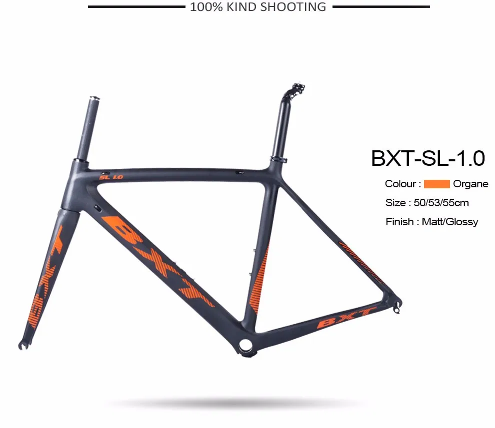 Best carbon road frame bicycles BXT 2017 DI2 V brake Road bike chinese carbon frames cycling bicycle frame with fork carbon road bike 5