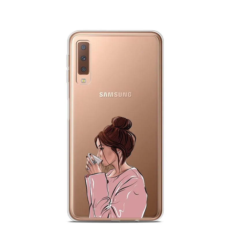 Для samsung Galaxy A50 силиконовый чехол ТПУ защитный чехол для телефона для samsung A30 A305F A305 30 SM-A305F A10 A50 чехол мягкий - Цвет: TPU