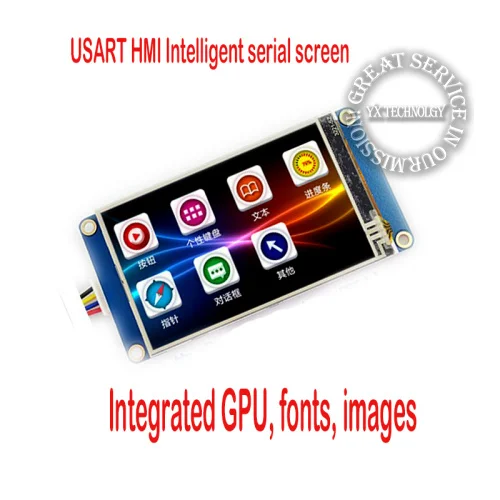 2.2 -inch screen integrated serial USART HMI Smart character GPU TFT LCD Module 240 * 320