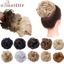 S-noilite резинки для волос пучок грязные эластичные резинки для волос пончик-шиньон синтетические резинки для наращивания волос конский хвост шиньон