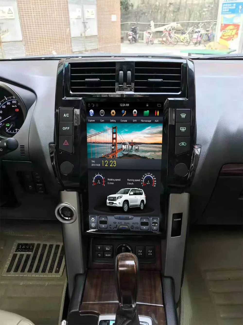 Android 8,1 автомобильный dvd-плеер gps навигация для TOYOTA Land Cruiser Prado 150 2010-2013 авто радио плеер мультимедиа головное устройство