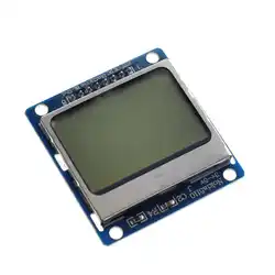 Умная электроника Lcd модуль Дисплей монитор синий устройство подсветки Pcb 84x48 ЖК дисплей для Nokia 5110 Экран для Arduino