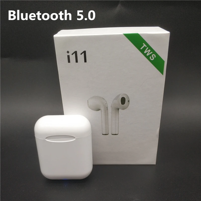 

Universal Wireless Bluetooth 5.0 i11 TWS Earphones Mini Earbuds Stereo With Charging Box For Iphone Samsung S6 Xiaomi Andriod