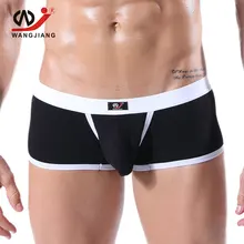 WJ сексуальное мужское нижнее белье Cueca Masculina Боксеры Шорты Нижнее белье Homme нижнее белье для мужчин Слип Homme хлопковое нижнее белье шорты для мужчин