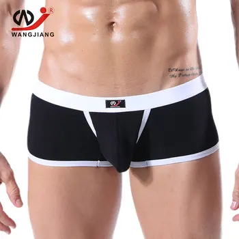 

WJ Sexy Male Underwear Cueca Masculina Boxer Shorts Underpants Homme Underwear Men Slip Homme Cotton Underwear Shorts Men