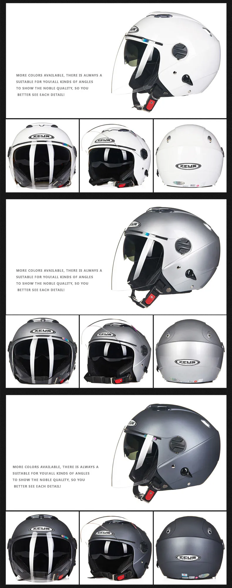 Zeus Helmet Size Chart