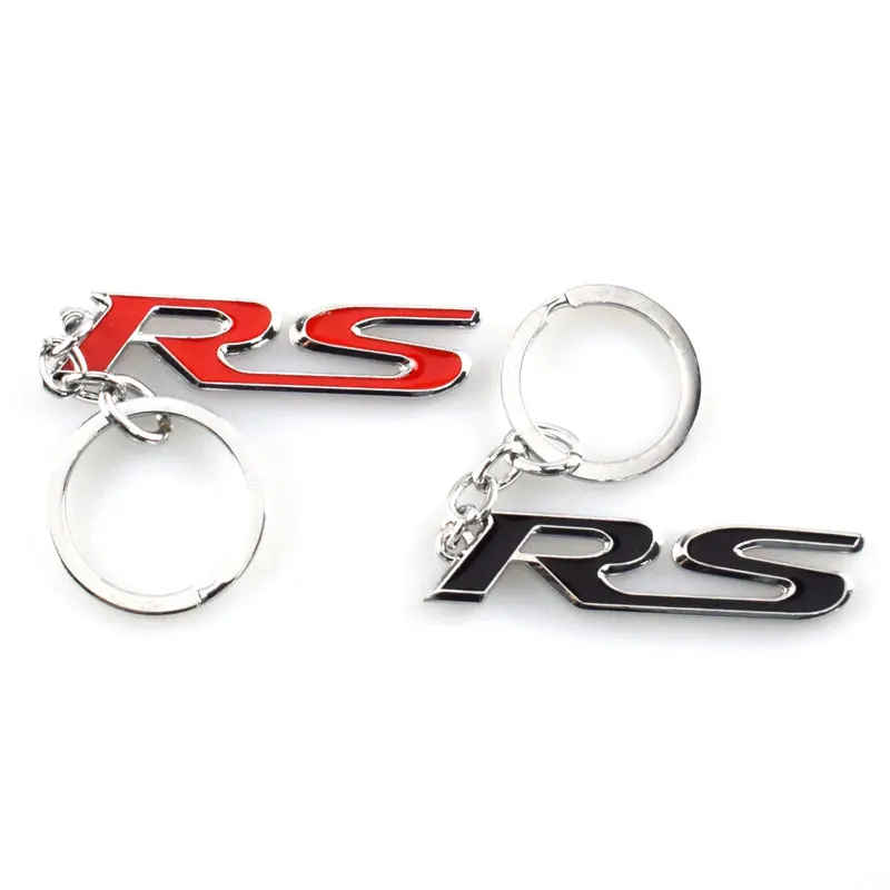 Red-Black-Metal-Rs-Car-Grille-Styling-Emblem-Badge-3D-Car-Stickers-Refitting-Decal-For-Ford