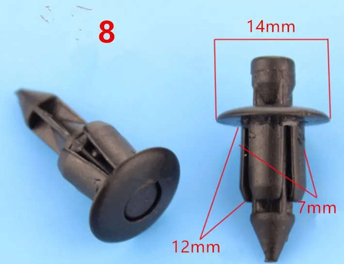 Авто шасси крепление на балки фиксированные кабельные стяжки держатели пластик крепежа винт заклепки для Lada все автомобили клип набор