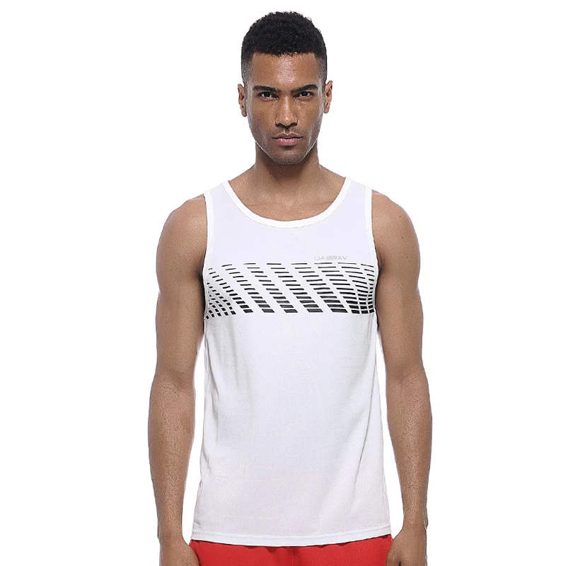 

UABRAV Hot Wicking Fitness Running Vests Training Gym Bodybuilding Quickly Dry T-Shirt Outdoor Tank Top Yoga Running Vest Men