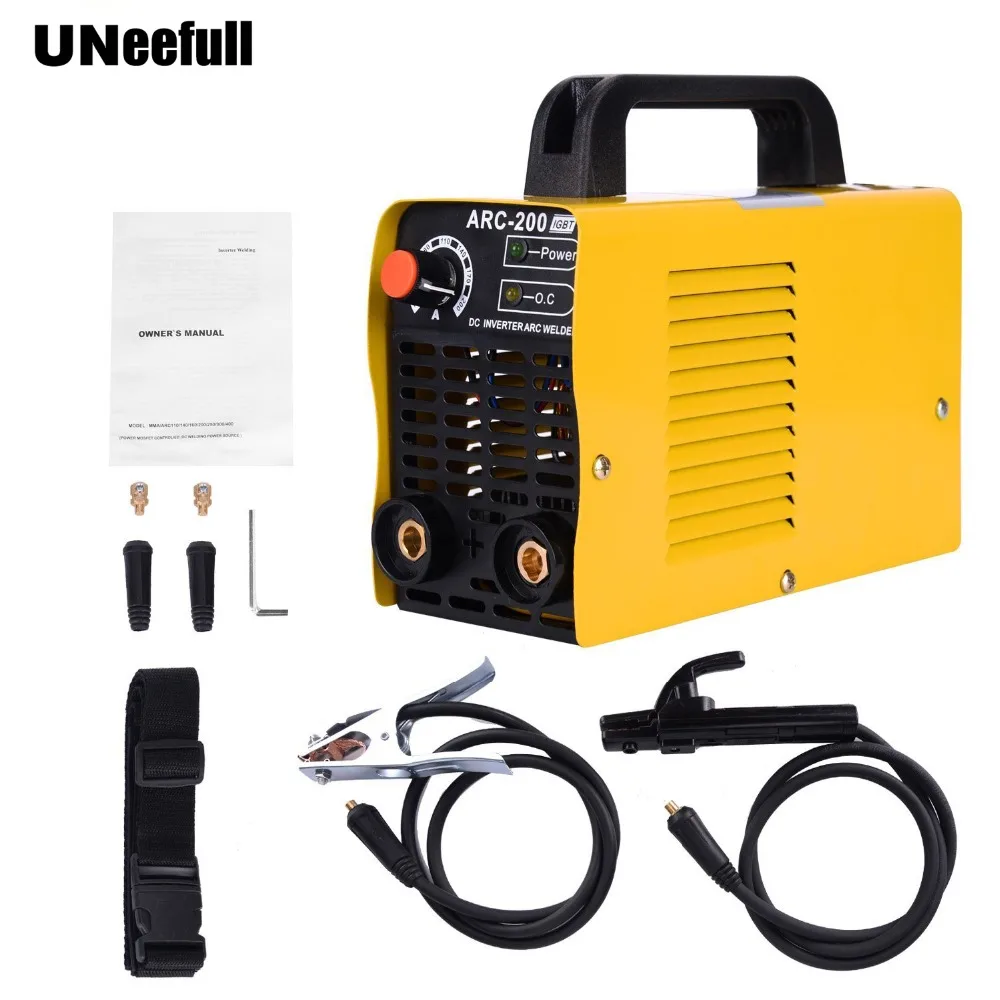 

UNeefull ARC-200 110V Mini Inverter DC Mini Welding Machine