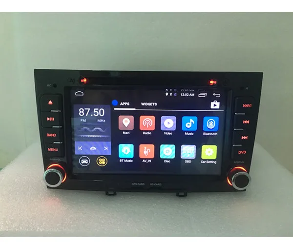 Best Car radio dvd GPS navigation Android 6.0 navigation for Peugeot 408  & 308 GPS RDS IPOD 3G 4G SWC Rearview Free 8GB Map card 18