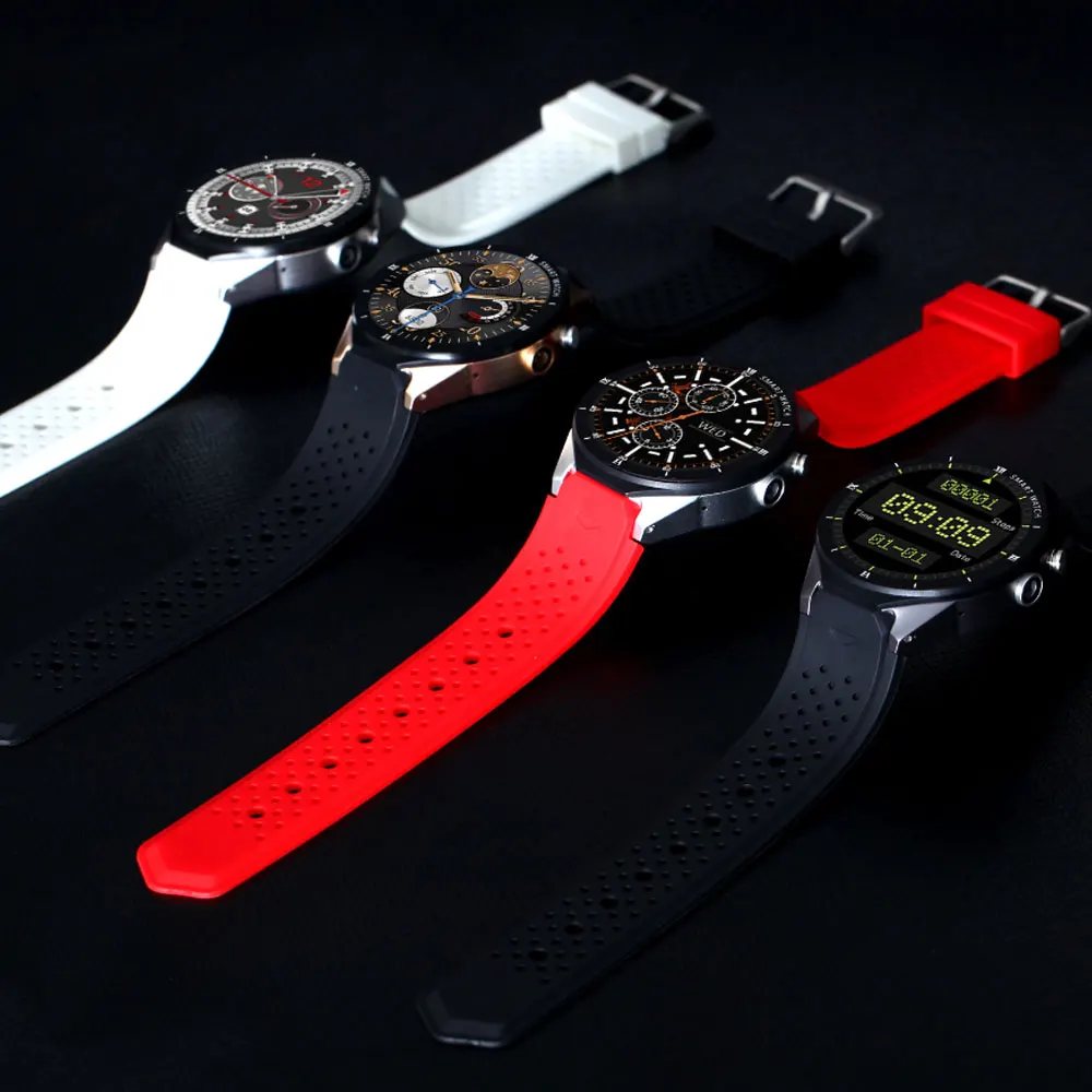 KW88 Pro smart watch 400*400 pixels WCDMA 3G Android 7.0 RAM 1GB ROM 16G support GPS 400W camera do